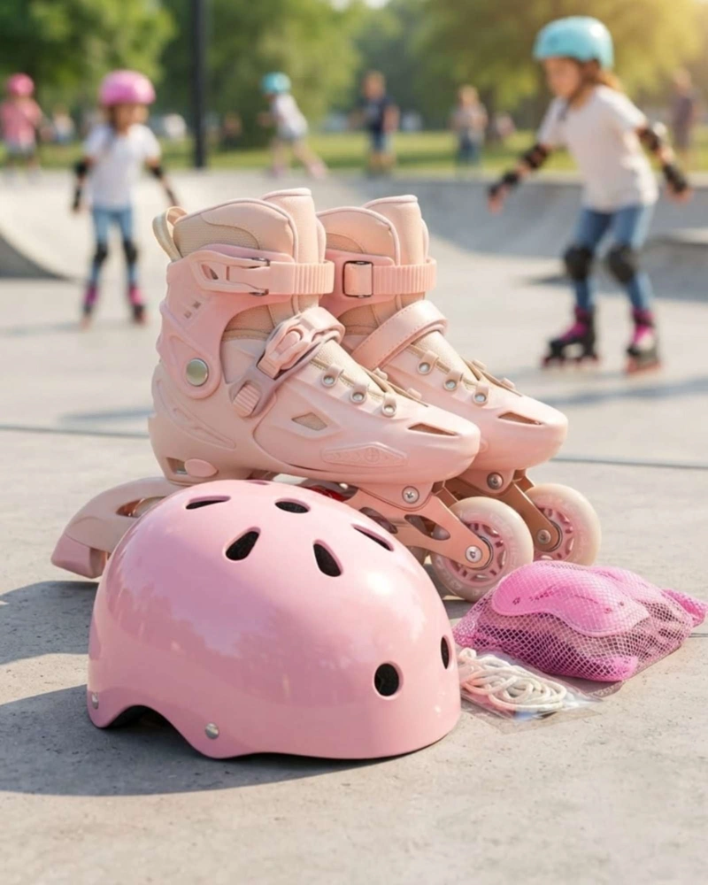 PATINES EN LINEA AJUSTABLES XTEP CON KIT DE PROTECCION TALLA M. - 3