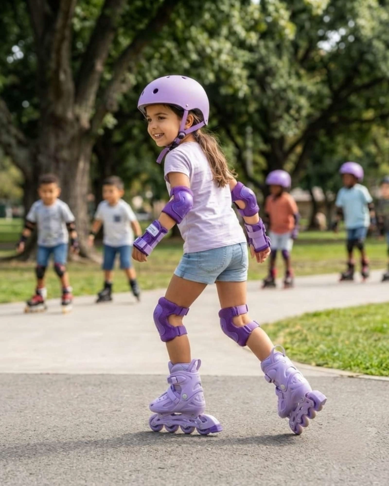 PATINES EN LINEA AJUSTABLES XTEP CON KIT DE PROTECCION TALLA M. - 2