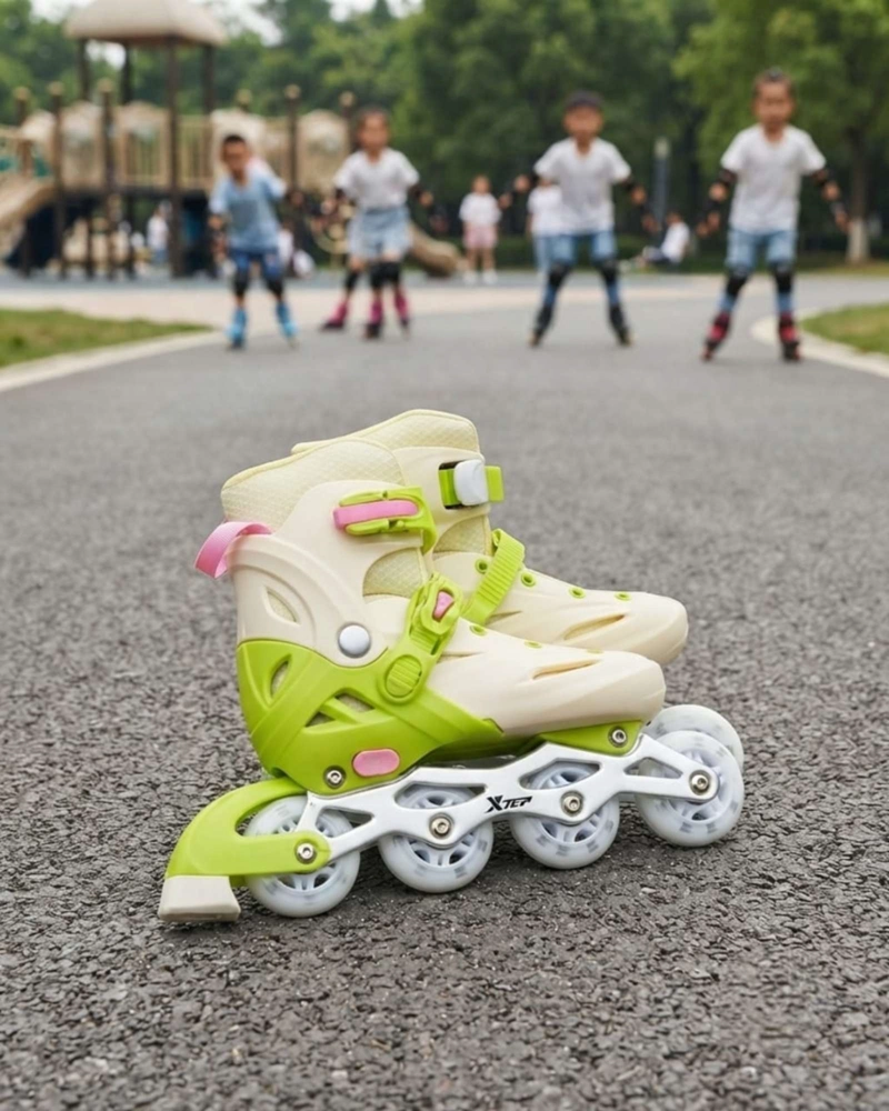 PATINES EN LINEA CON LED Y KIT DE SEGURIDAD TALLA M. - 5