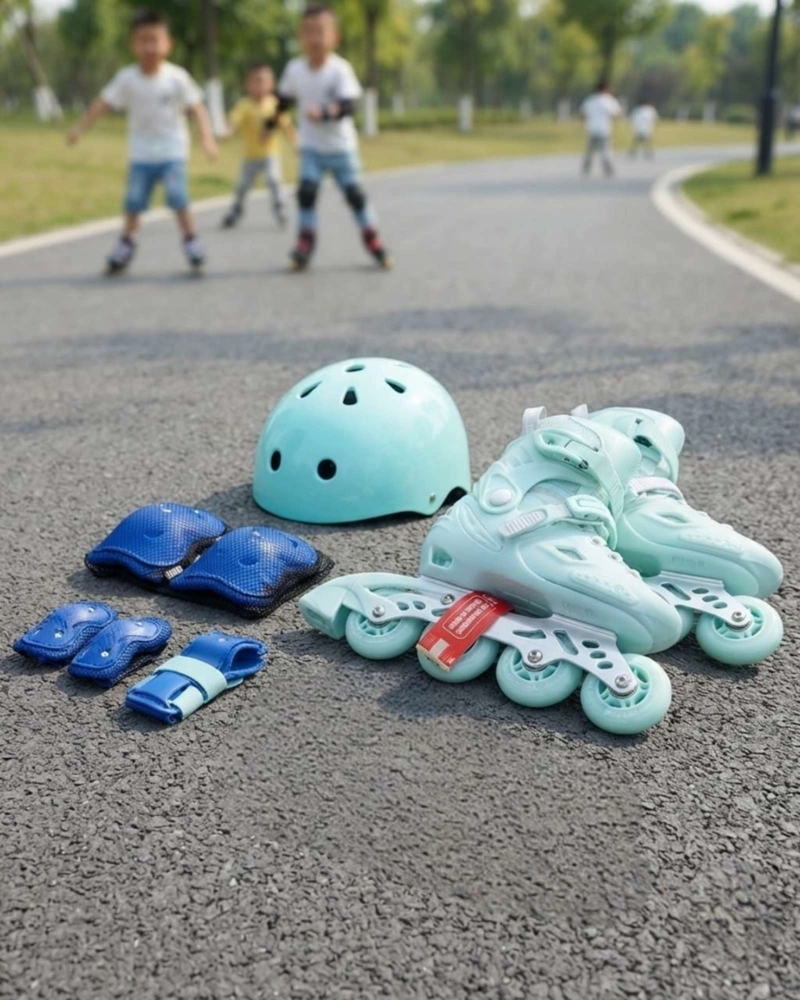PATINES EN LINEA AJUSTABLES XTEP CON KIT DE PROTECCION TALLA M. - 2