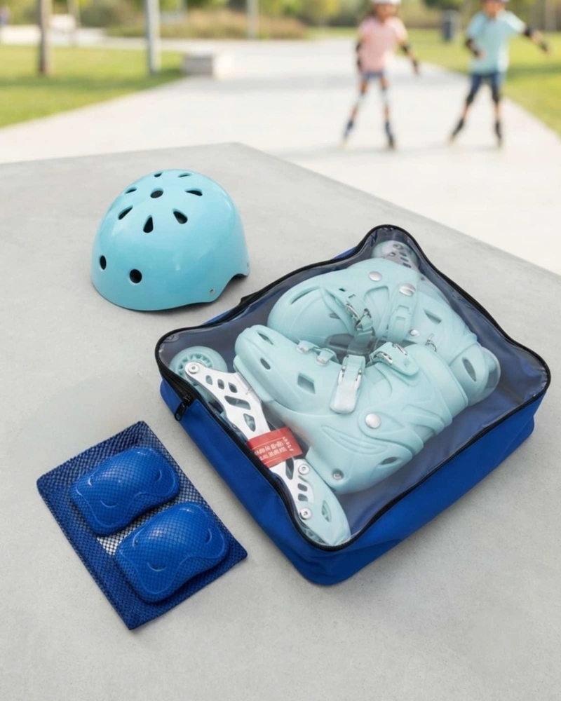 PATINES EN LINEA AJUSTABLES XTEP CON KIT DE PROTECCION TALLA M. - 3