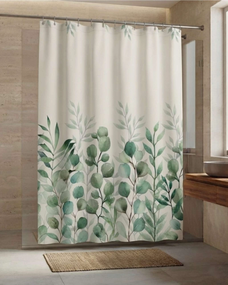 PACK DE CORTINA DE BAÑO CON FORRO IMPERMEABLE SURTIDO. - 2