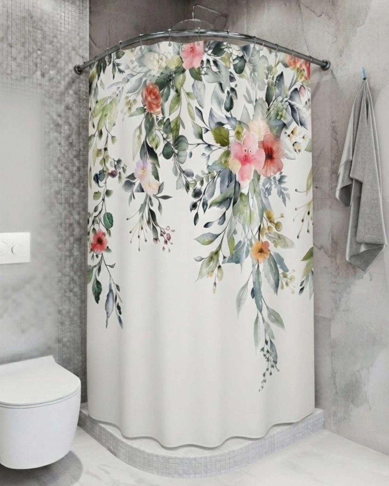 PACK DE CORTINA DE BAÑO CON FORRO IMPERMEABLE SURTIDO. - 4