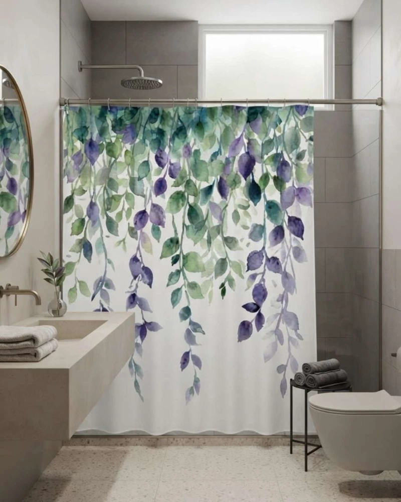 PACK DE CORTINA DE BAÑO CON FORRO IMPERMEABLE SURTIDO. - 3