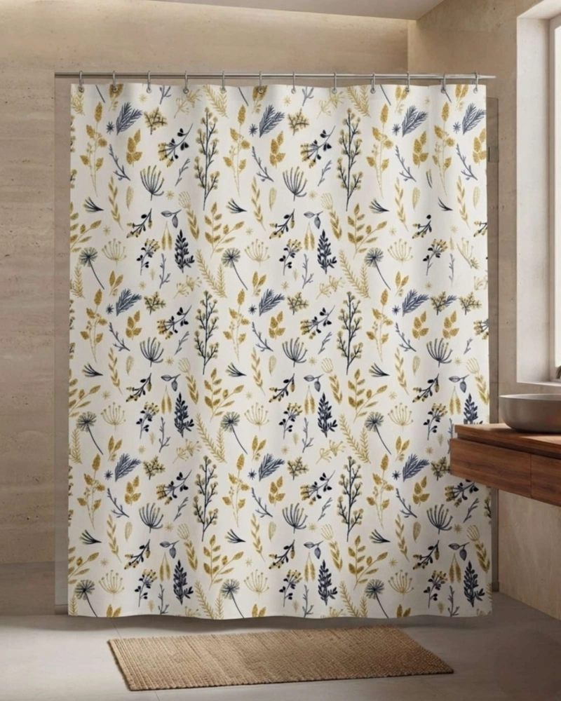 PACK DE CORTINA DE BAÑO CON FORRO IMPERMEABLE SURTIDO. - 3