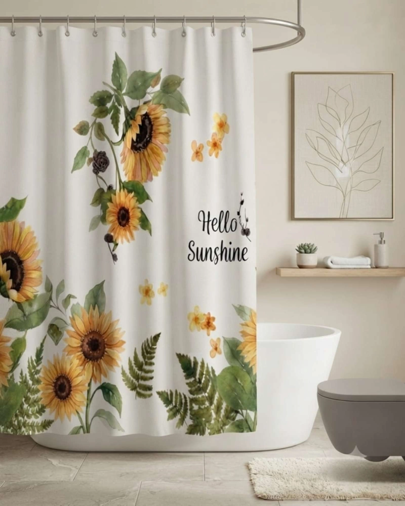PACK DE CORTINA DE BAÑO CON FORRO IMPERMEABLE SURTIDO. - 2