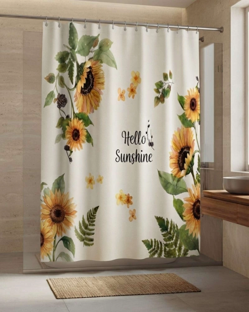 PACK DE CORTINA DE BAÑO CON FORRO IMPERMEABLE SURTIDO. - 4