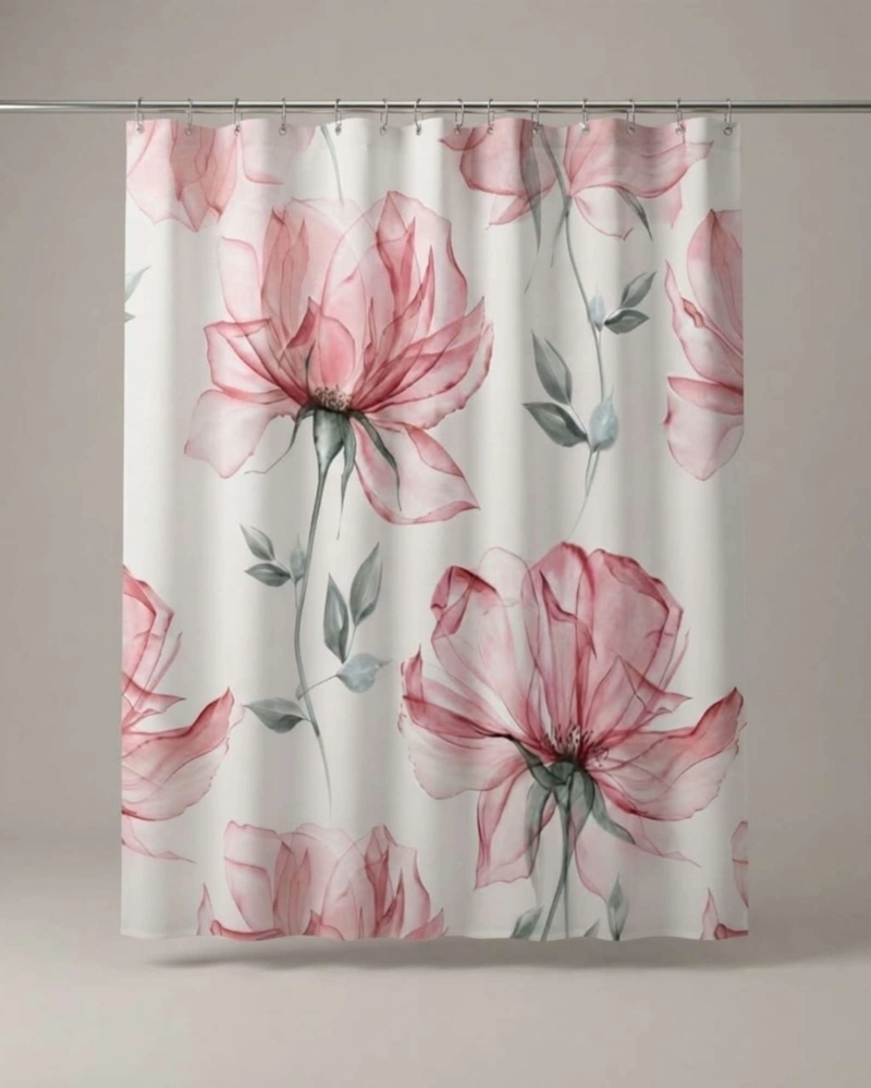 PACK DE CORTINA DE BAÑO CON FORRO IMPERMEABLE SURTIDO. - 4