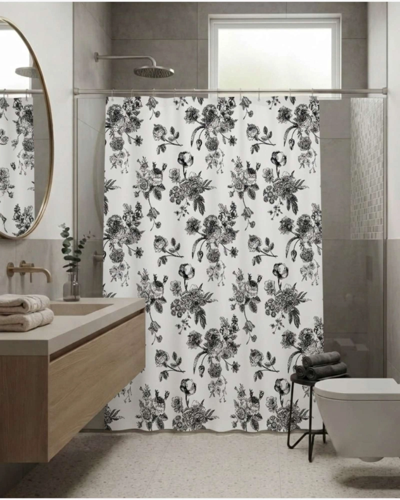 PACK DE CORTINA DE BAÑO CON FORRO IMPERMEABLE SURTIDO. - 3