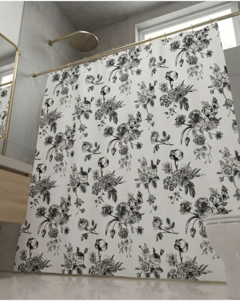 PACK DE CORTINA DE BAÑO CON FORRO IMPERMEABLE SURTIDO. - 4