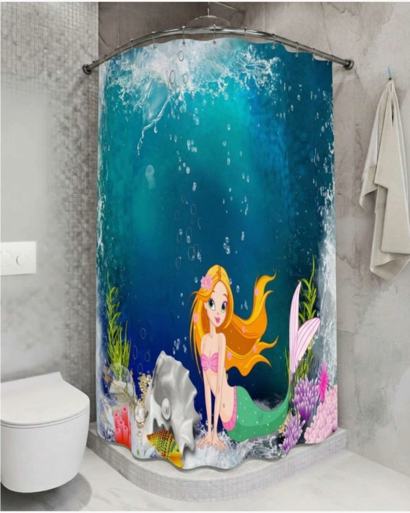 PACK DE CORTINA DE BAÑO CON FORRO IMPERMEABLE SURTIDO. - 2