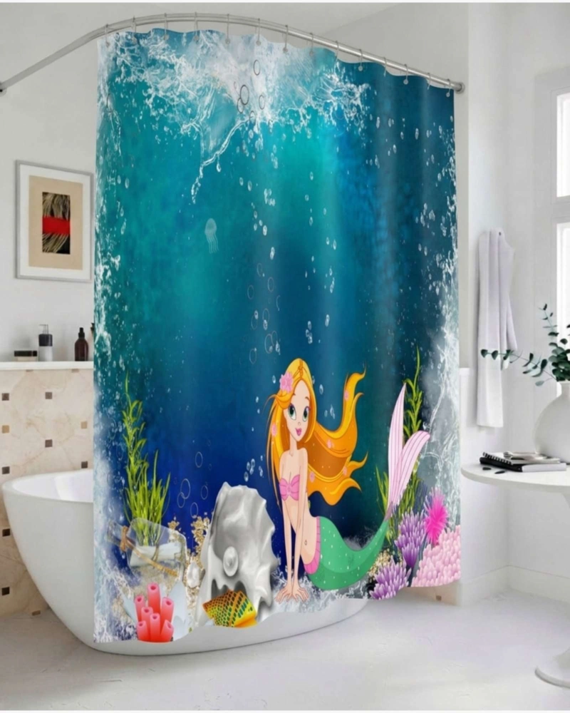 PACK DE CORTINA DE BAÑO CON FORRO IMPERMEABLE SURTIDO. - 4