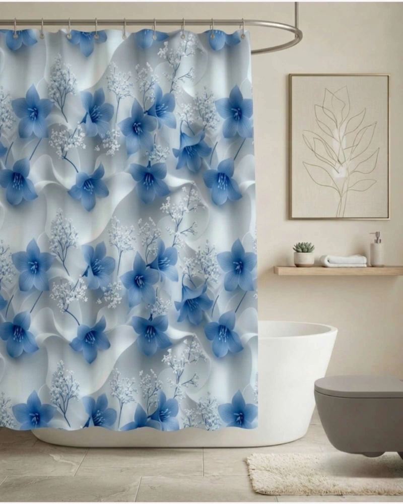 PACK DE CORTINA DE BAÑO CON FORRO IMPERMEABLE SURTIDO. - 3