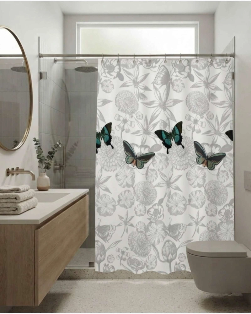 PACK DE CORTINA DE BAÑO CON FORRO IMPERMEABLE SURTIDO. - 3