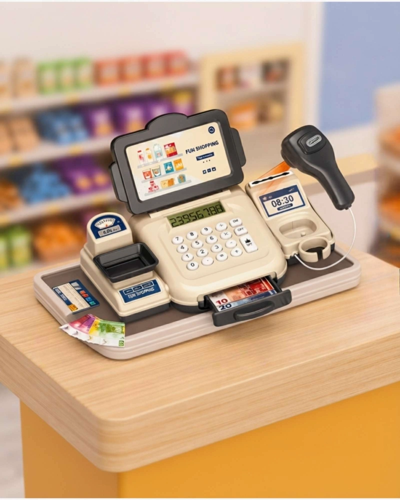 CAJA REGISTRADORA INTERACTIVA INFANTIL SUPERMERCADO. - 1