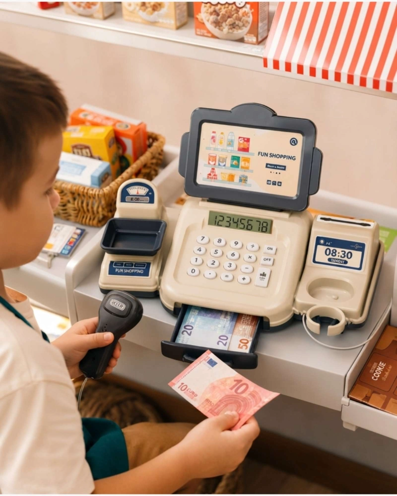 CAJA REGISTRADORA INTERACTIVA INFANTIL SUPERMERCADO. - 2