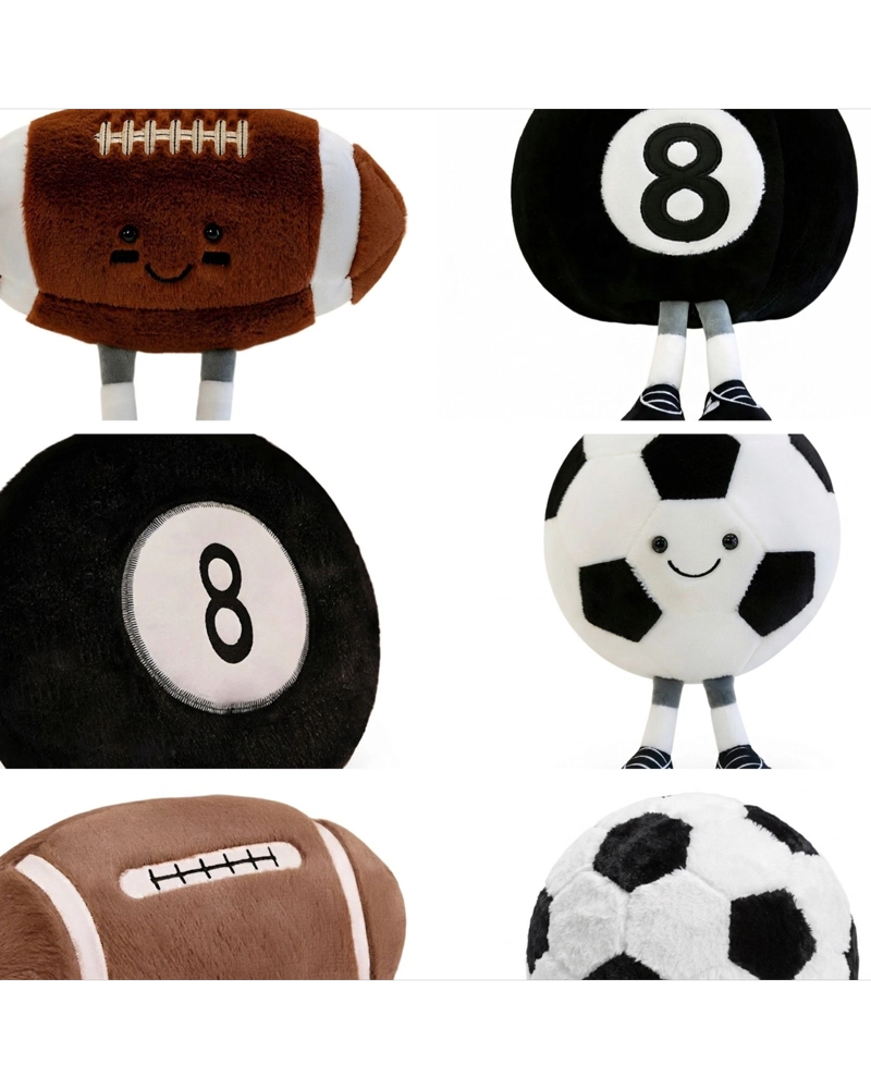 COJIN PELUCHE DEPORTE ALMOHADA EXTRA SUAVE 30 CM - 7