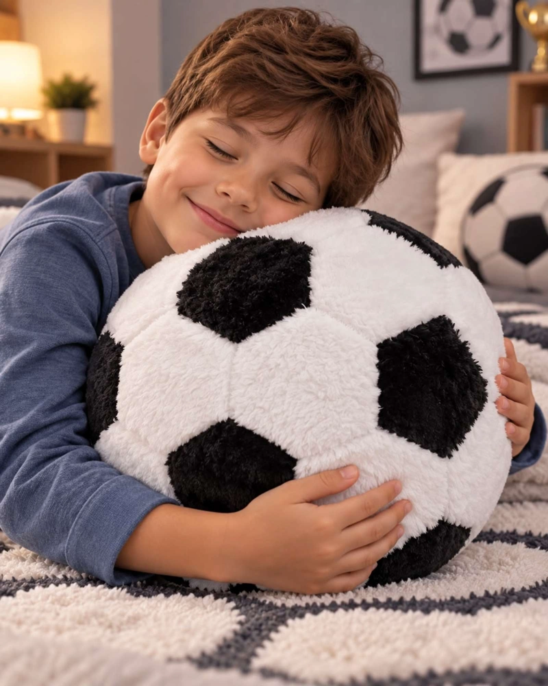 COJIN PELUCHE DEPORTE ALMOHADA EXTRA SUAVE 30 CM - 1