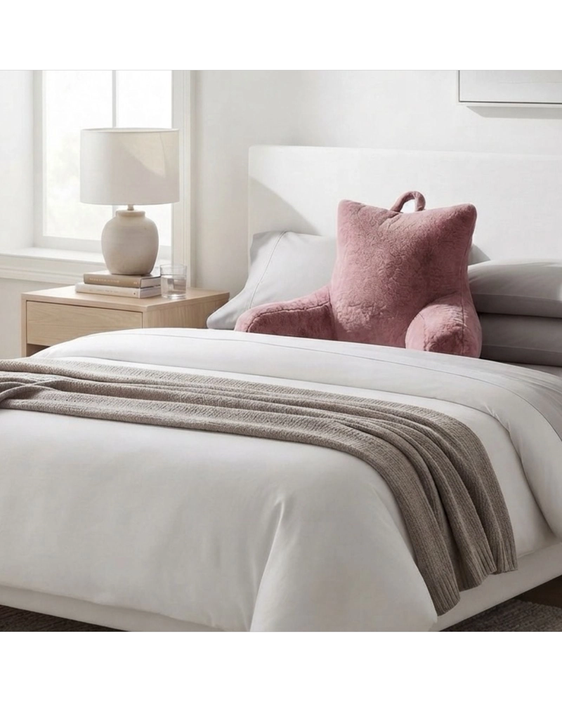 COJIN ALMOHADA LECTURA CON APOYABRAZOS Y ASA EXTRA SUAVE 75 CM - 1