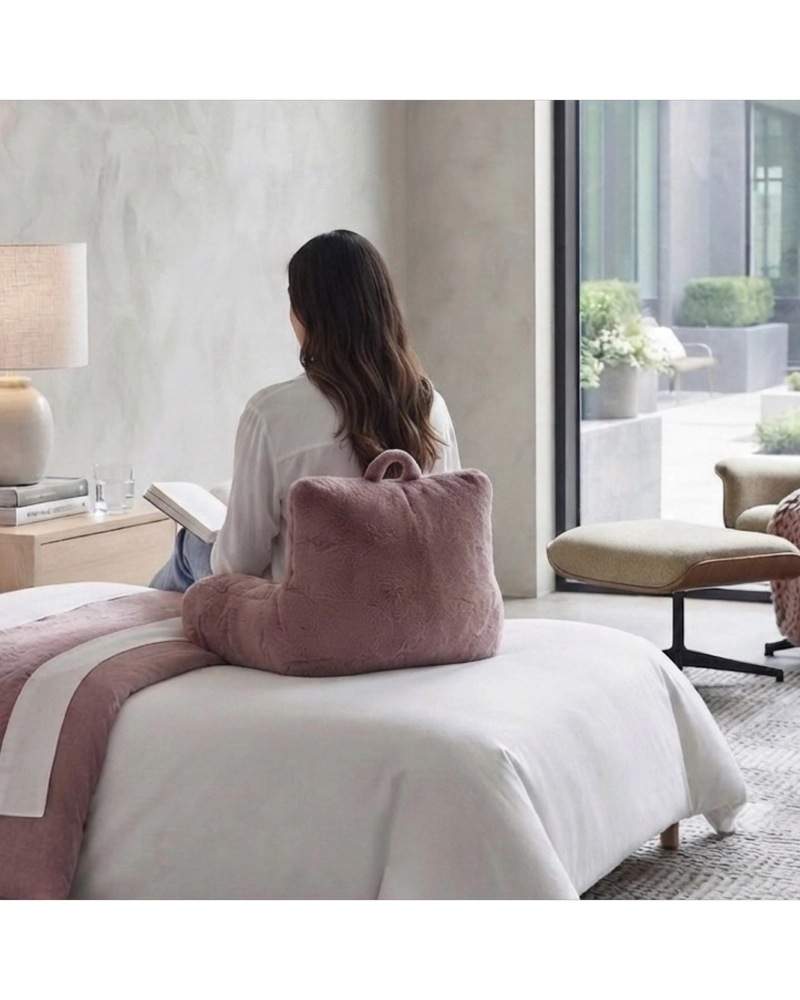 COJIN ALMOHADA LECTURA CON APOYABRAZOS Y ASA EXTRA SUAVE 75 CM - 2