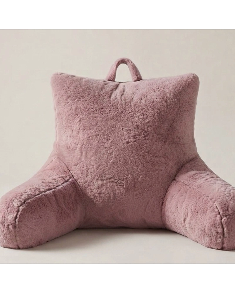 COJIN ALMOHADA LECTURA CON APOYABRAZOS Y ASA EXTRA SUAVE 75 CM - 3