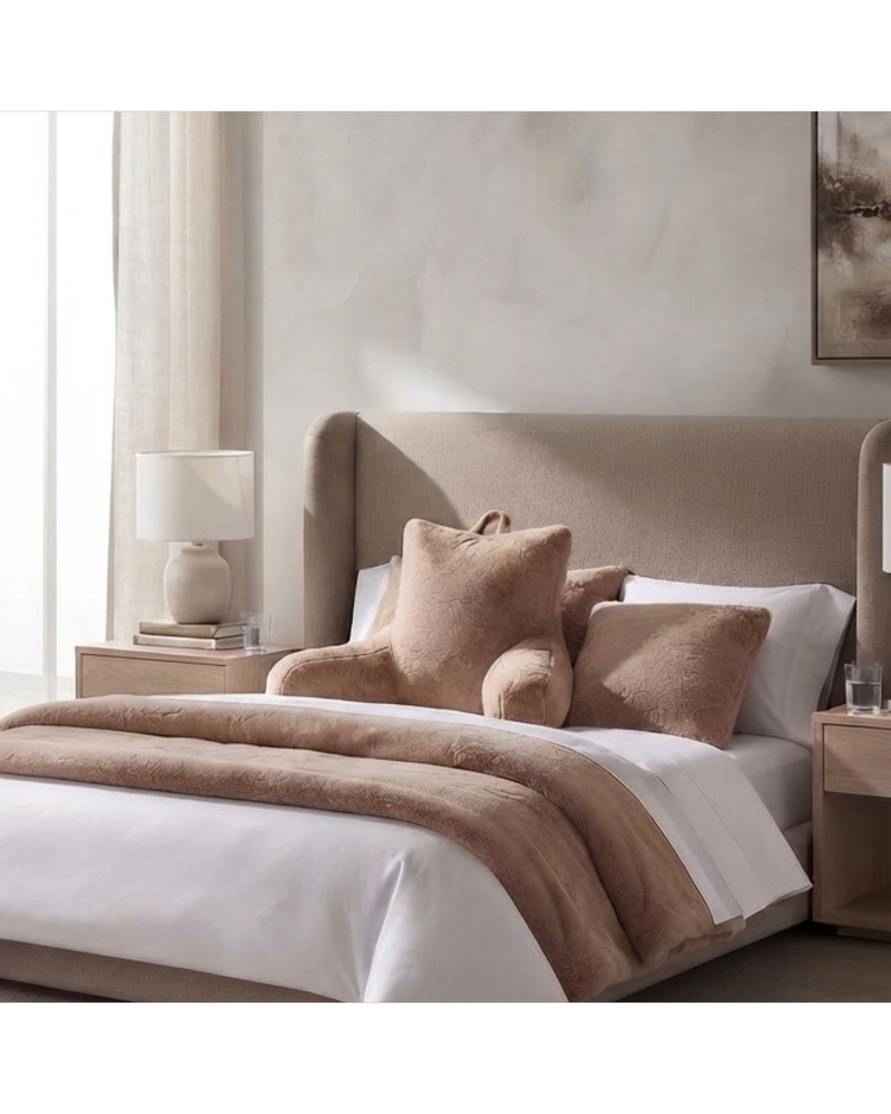 COJIN ALMOHADA LECTURA CON APOYABRAZOS Y ASA EXTRA SUAVE 75 CM - 1