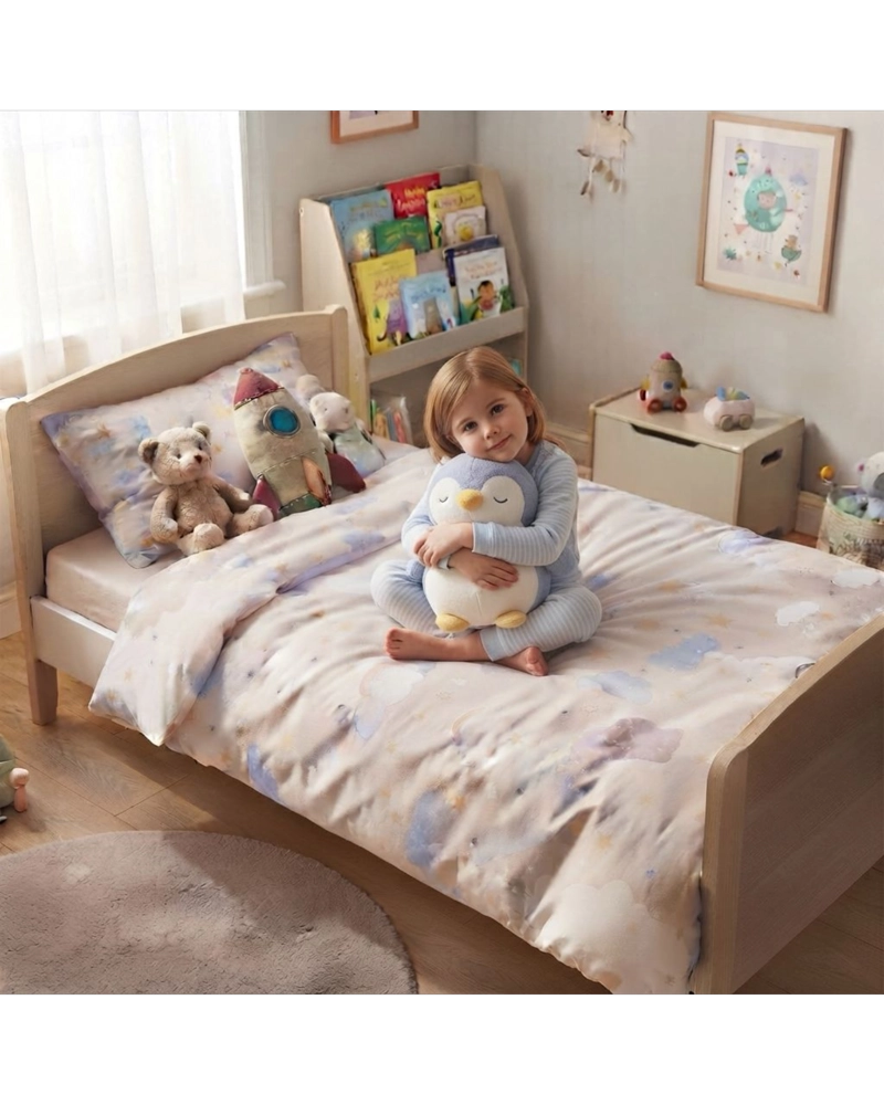 COJIN PELUCHE PINGÜINO EXTRA SUAVE ALMOHADA PARA ABRAZAR 30 CM - 3