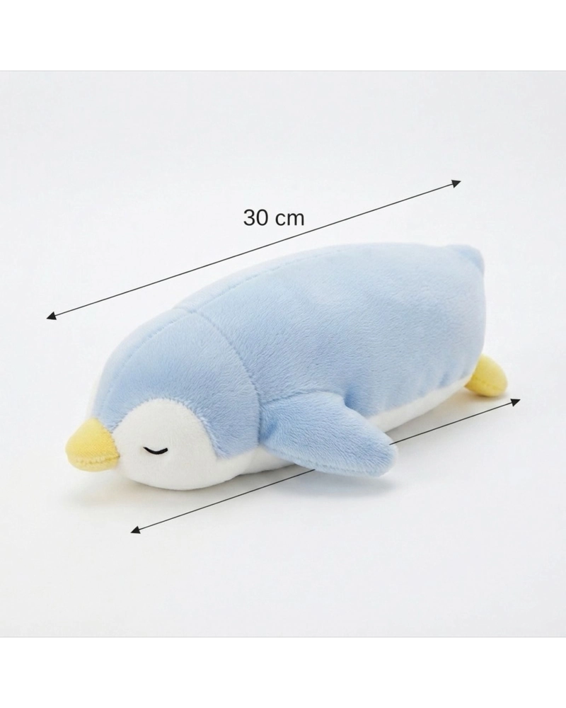 COJIN PELUCHE PINGÜINO EXTRA SUAVE ALMOHADA PARA ABRAZAR 30 CM - 6