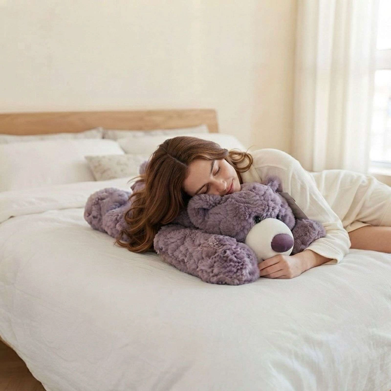 COJIN PELUCHE ALMOHADA ACOSTADO EXTRA SUAVE 50 CM - 3