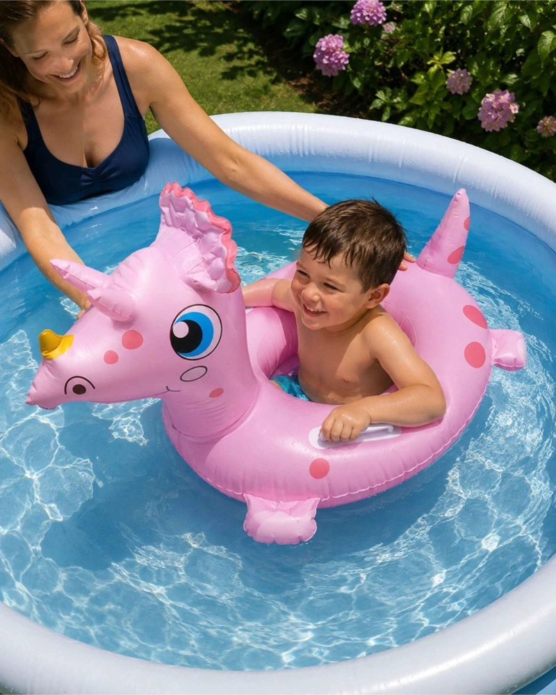 FLOTADOR INFANTIL INFLABLE CON ASAS DISEÑO ANIMAL PARA PISCINA - 4