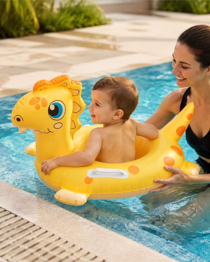 FLOTADOR INFANTIL INFLABLE CON ASAS DISEÑO ANIMAL PARA PISCINA - 4