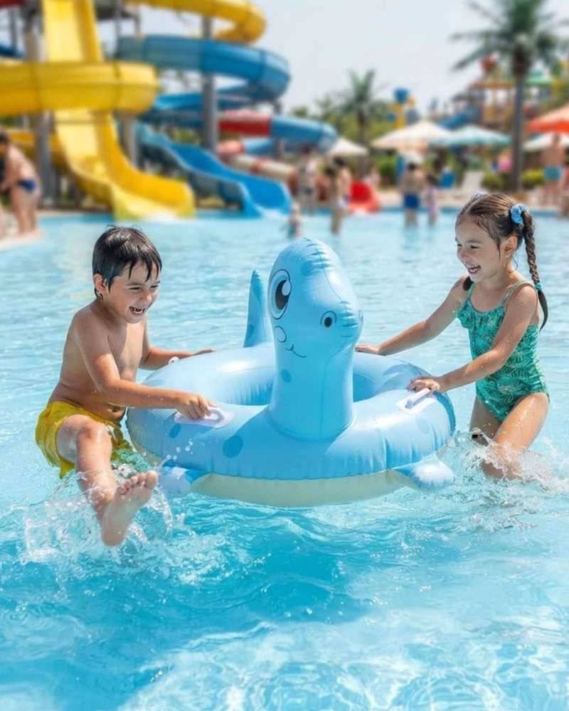 FLOTADOR INFANTIL INFLABLE CON ASAS DISEÑO ANIMAL PARA PISCINA - 3