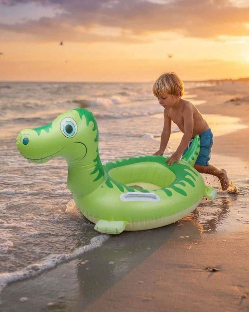 FLOTADOR INFANTIL INFLABLE CON ASAS DISEÑO ANIMAL PARA PISCINA - 3