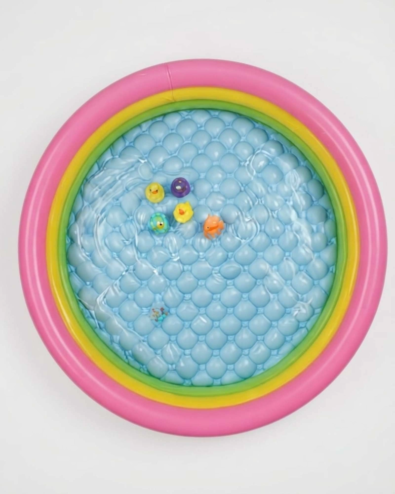 PISCINA INFANTIL INFLABLE  150 CM ARCOIRIS - 5