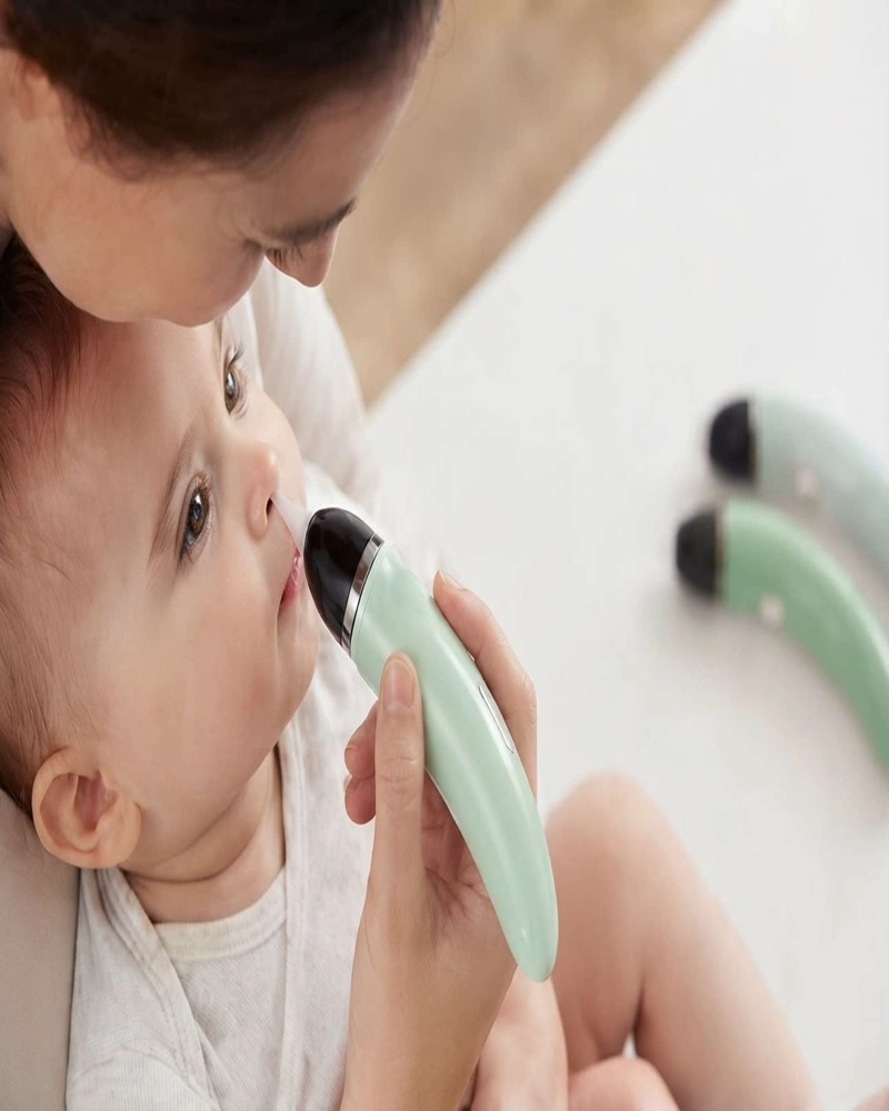 ASPIRADOR NASAL ELE CTRICO PARA BEBE S EN FORMA DE PLATANO 02 - 1