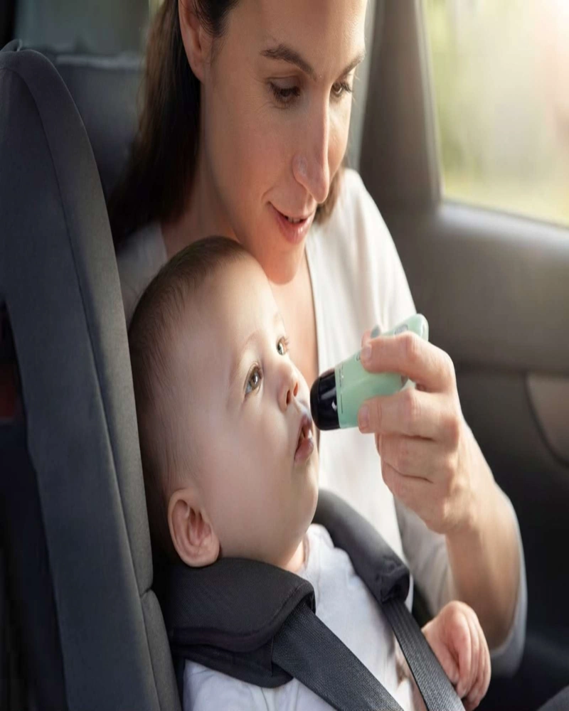 ASPIRADOR NASAL ELE CTRICO PARA BEBE S EN FORMA DE PLATANO 02 - 5