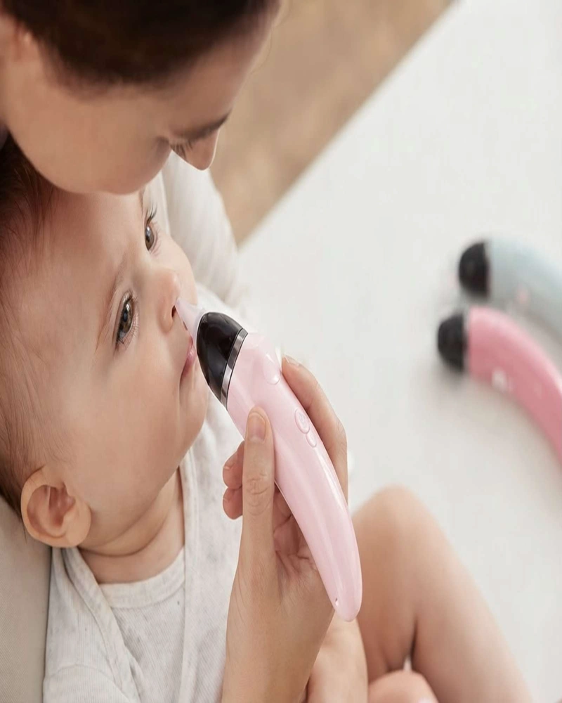 ASPIRADOR NASAL ELE CTRICO PARA BEBE S EN FORMA DE PLATANO 01 - 1