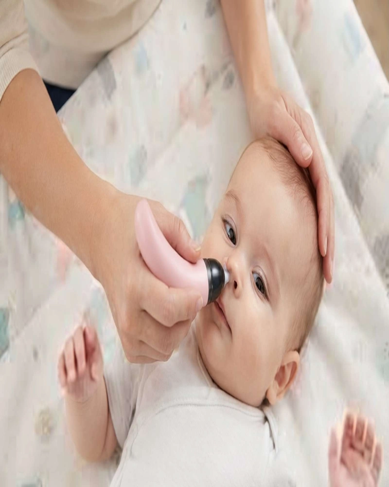 ASPIRADOR NASAL ELE CTRICO PARA BEBE S EN FORMA DE PLATANO 01 - 2