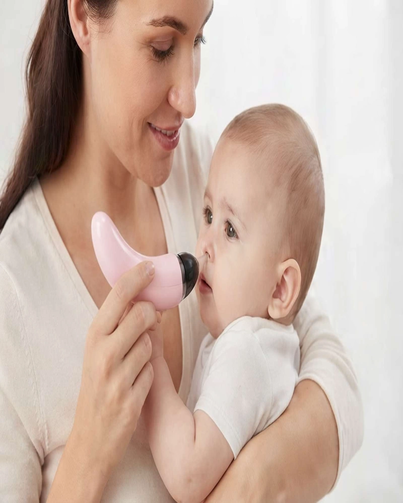 ASPIRADOR NASAL ELE CTRICO PARA BEBE S EN FORMA DE PLATANO 01 - 5