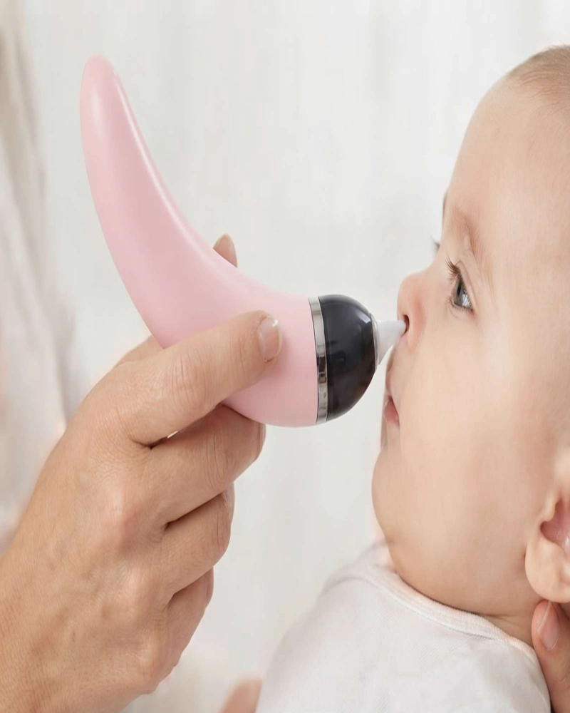 ASPIRADOR NASAL ELE CTRICO PARA BEBE S EN FORMA DE PLATANO 01 - 6