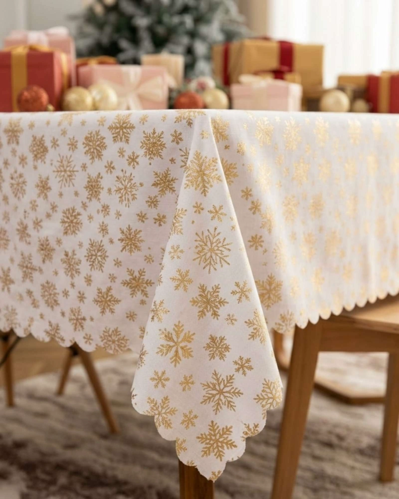 MANTEL DISEÑO NAVIDAD RECTANGULAR FESTIVO 140X220 CM - 5