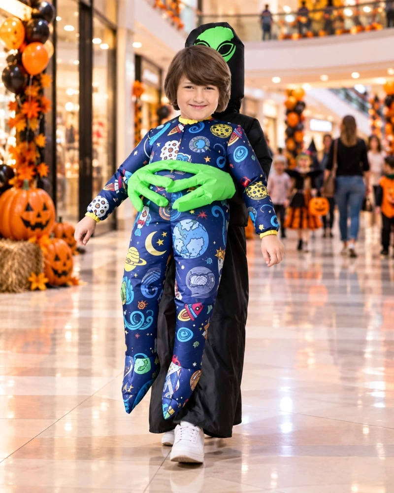 DISFRAZ INFLABLE FANTASMA INFANTIL HALLOWEEN 1,30 A 1,50 M - 2