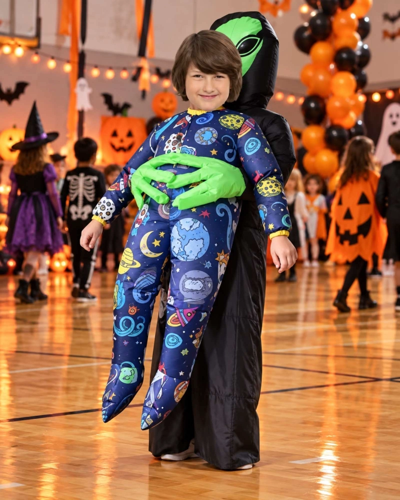 DISFRAZ INFLABLE FANTASMA INFANTIL HALLOWEEN 1,30 A 1,50 M - 6