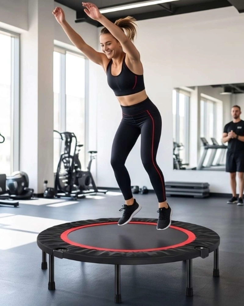 TRANPOLIN HOME FITNESS PLEGABLE DE EJERCICIOS PORTATIL 100 CM - 1
