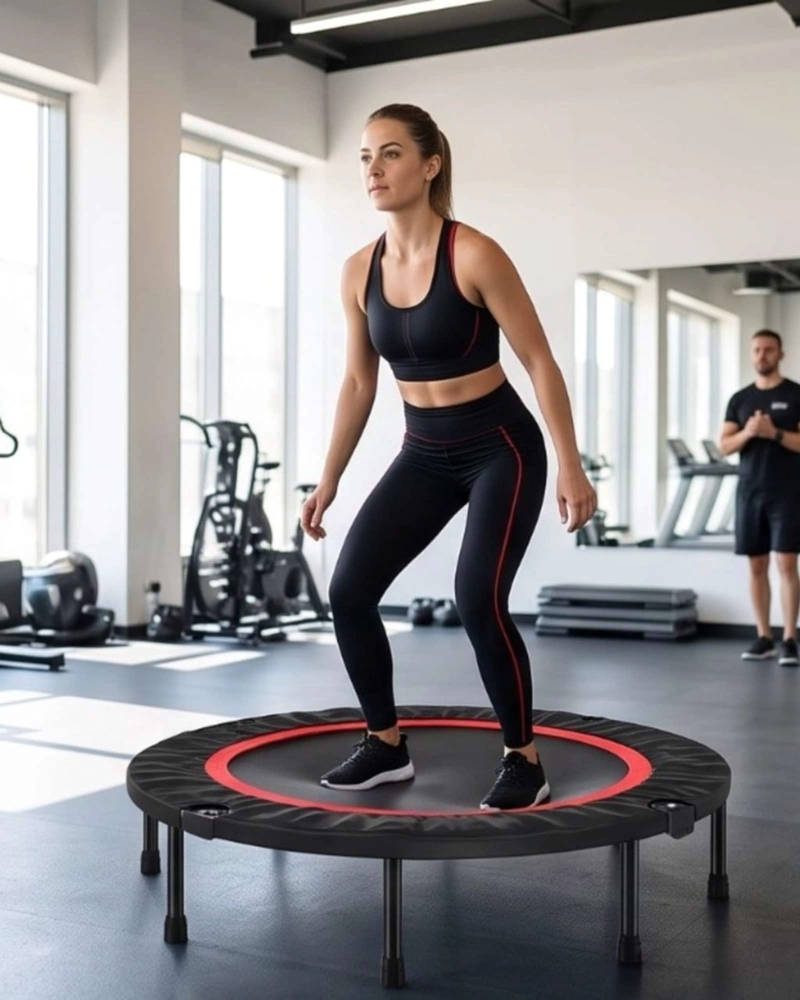 TRANPOLIN HOME FITNESS PLEGABLE DE EJERCICIOS PORTATIL 100 CM - 2