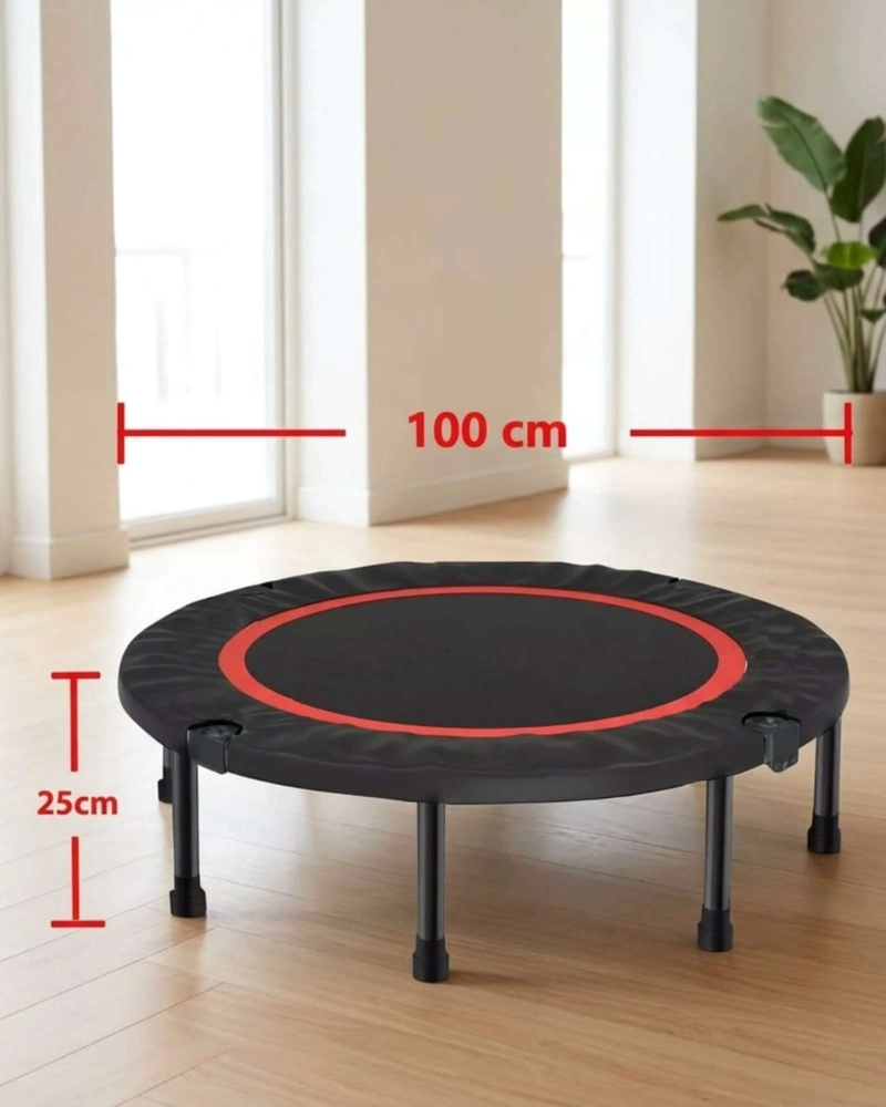 TRANPOLIN HOME FITNESS PLEGABLE DE EJERCICIOS PORTATIL 100 CM - 8