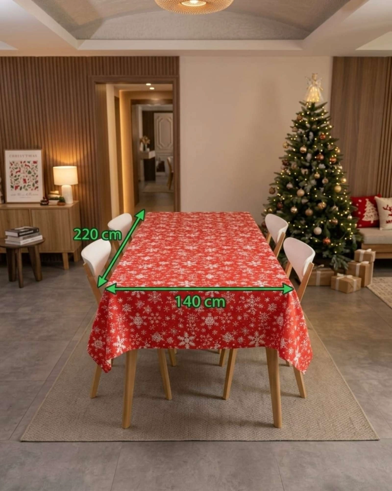 MANTEL DE MESA 140X220 CM DISEÑO ELEGANCIA PARA TU HOGAR - 7