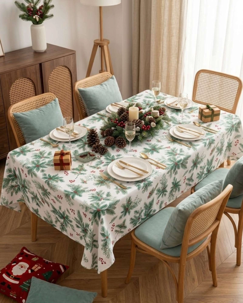 MANTEL DE MESA 140X220 CM DISEÑO ELEGANCIA PARA TU HOGAR - 1