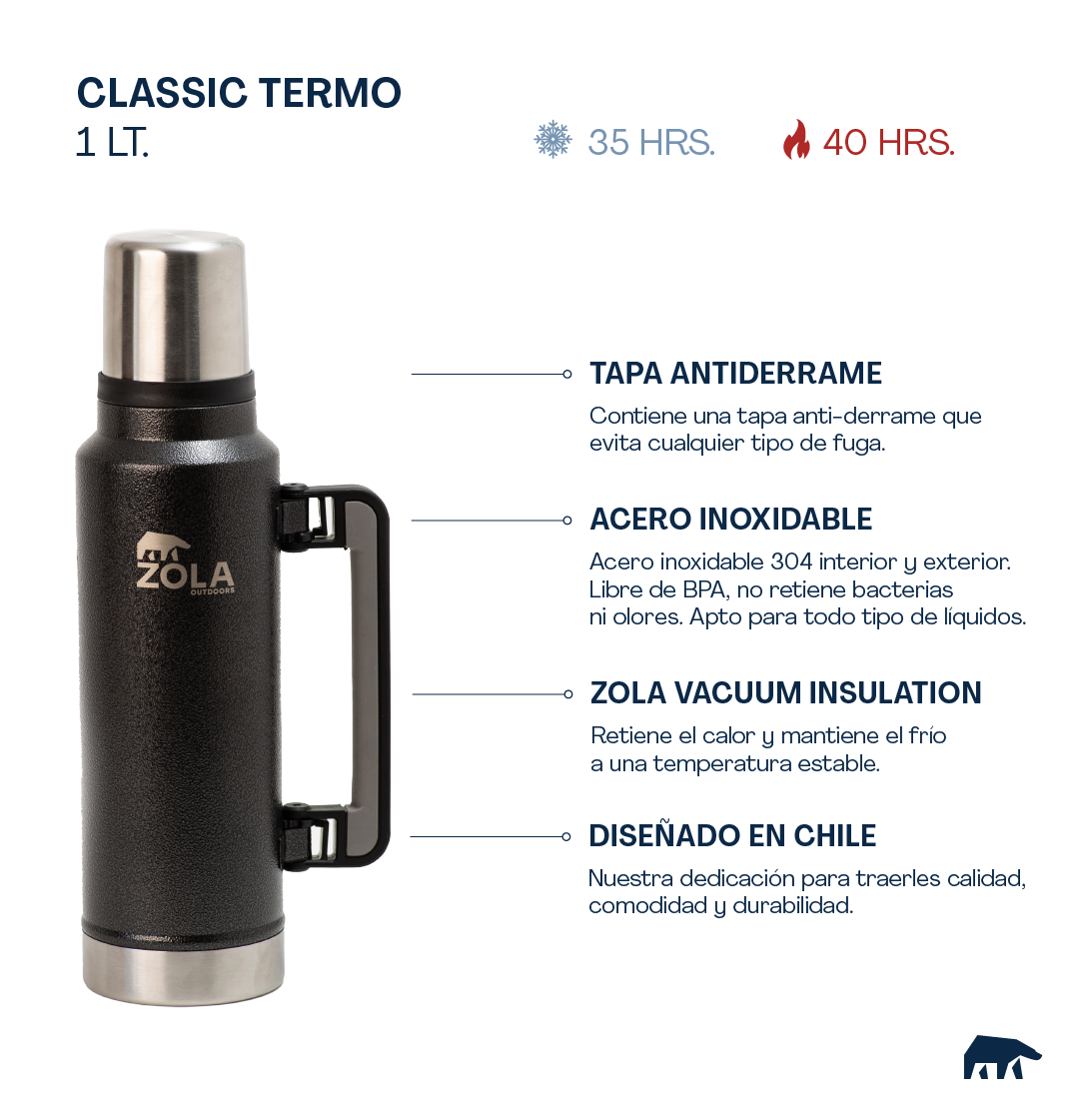TERMO ZOLA OUTDOORS 1300ML - 4