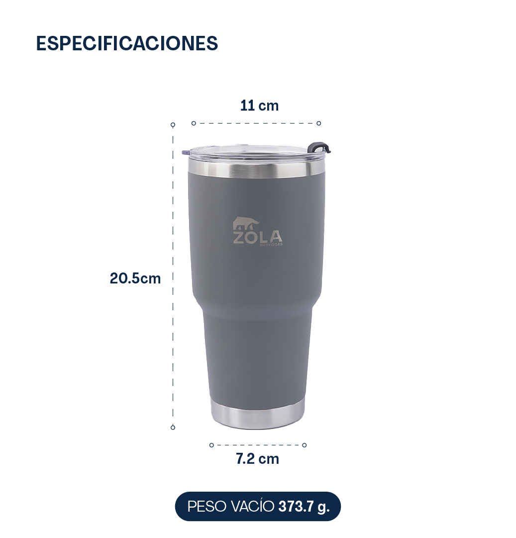 VASO TÉRMICO ZOLA OUTDOORS 900ML - 4